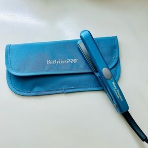 BaByliss Pro Blue Hair Straightener with Case